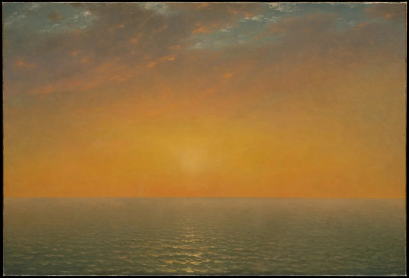 Zachód słońca nad morzem - John Frederick Kensett