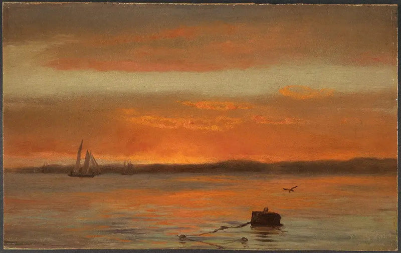 Zachód słońca - William Bradford