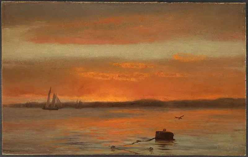 Zachód słońca - William Bradford