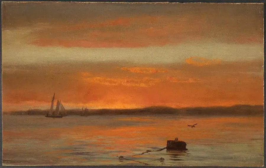 Zachód słońca - William Bradford