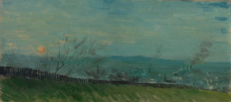 Zachód słońca w Montmartre - Vincent van Gogh