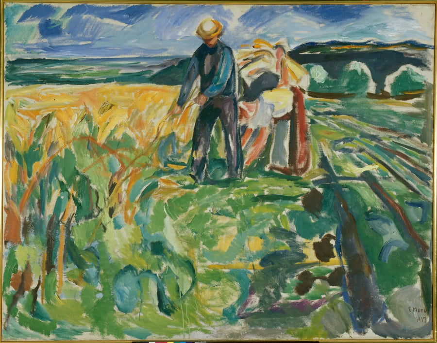 Kosa kukurydzy - Edvard Munch