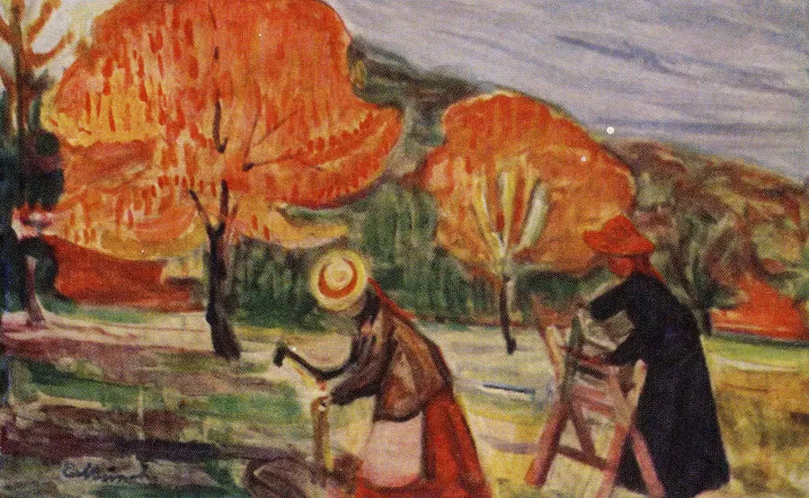 Cięcie i Kształtowanie Drewna - Edvard Munch