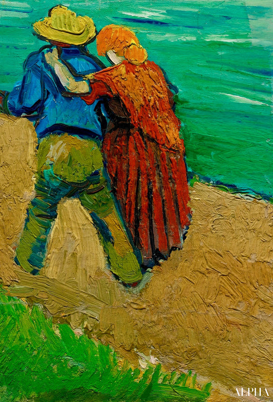 Couple d'amoureux, Arles - Van Gogh - Reproductions de tableaux et peintures haut de gamme