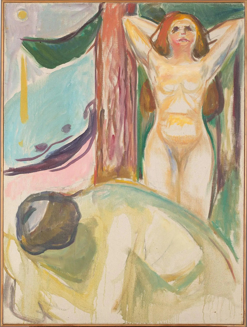 Para nago na plaży - Edvard Munch