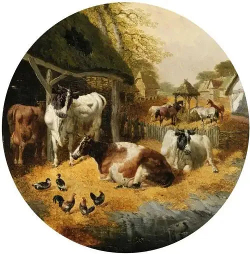 Podwórko na farmie - John Frederick Herring, Sr.