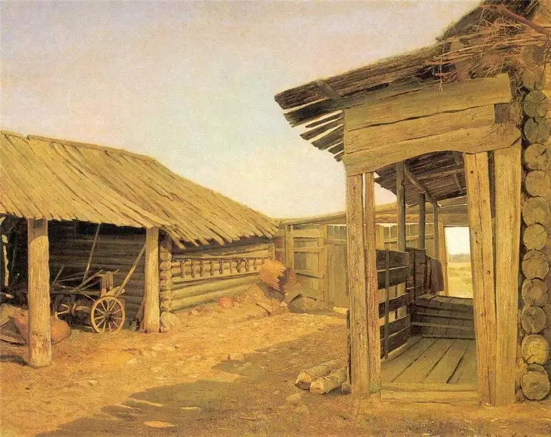 Podwórze wioski - Ivan Chichkine