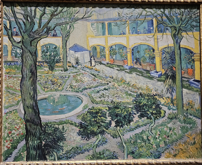 Dziedziniec szpitala w Arles - Vincent van Gogh