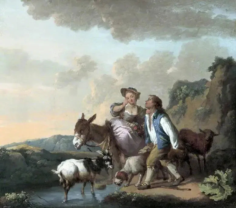 Rustykalna podłoga - François Boucher
