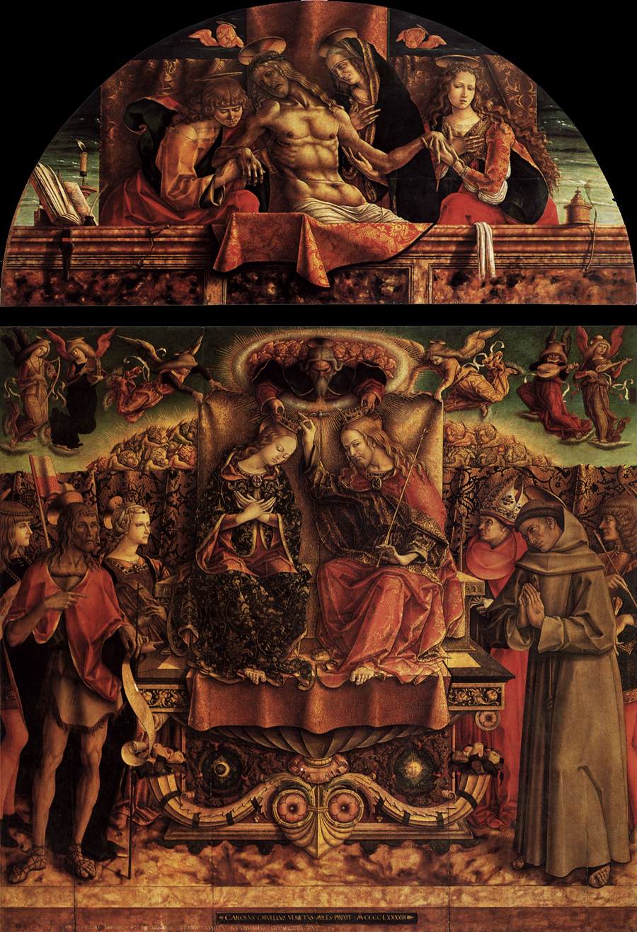 Couronnement de la Vierge - Carlo Crivelli - Alpha Reproduction
