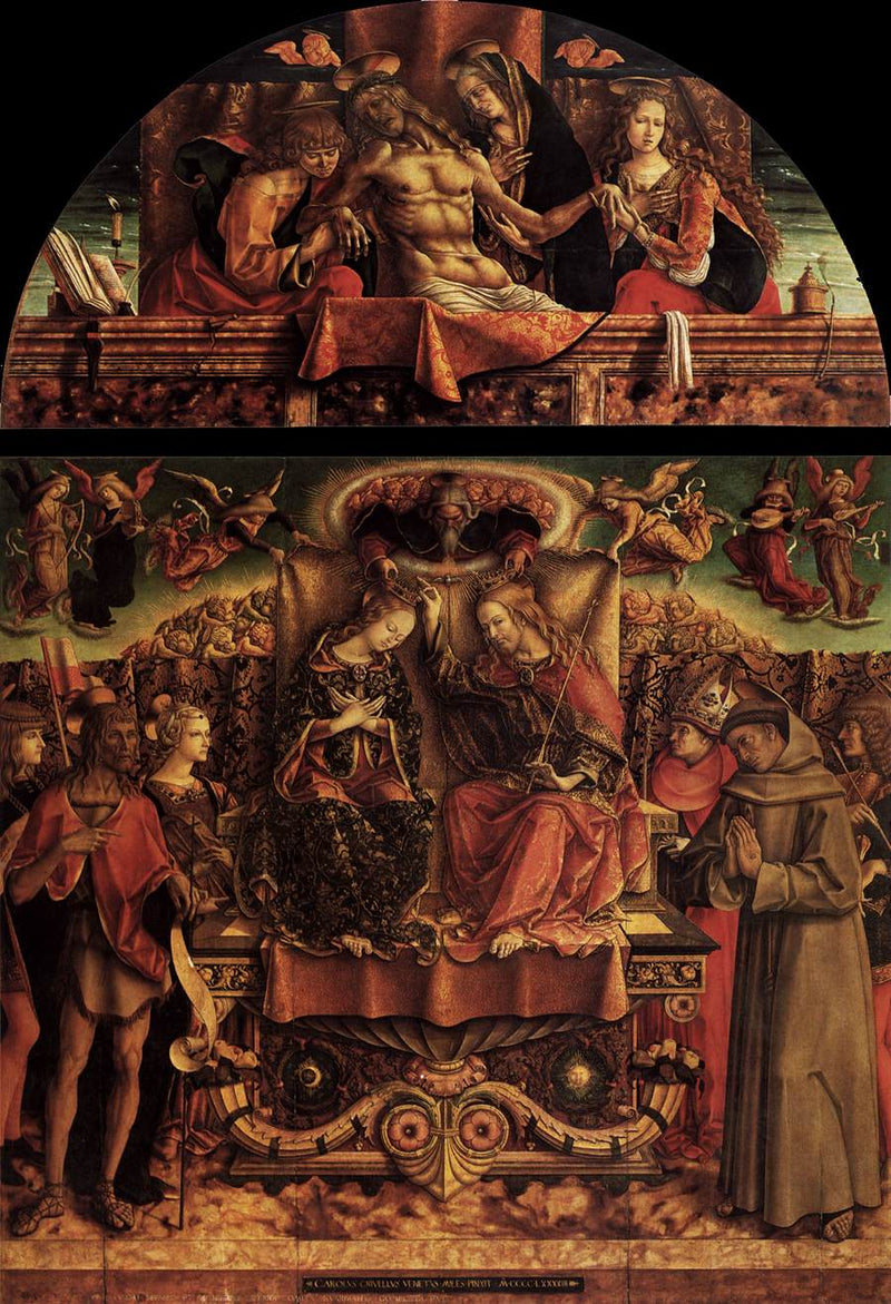 Koronacja Matki Boskiej - Carlo Crivelli