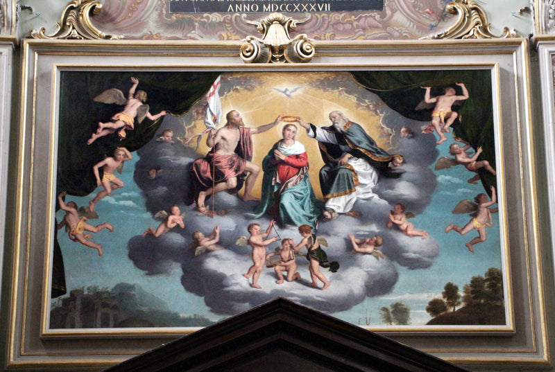 Koronacja Matki Boskiej - Giovanni Battista Moroni