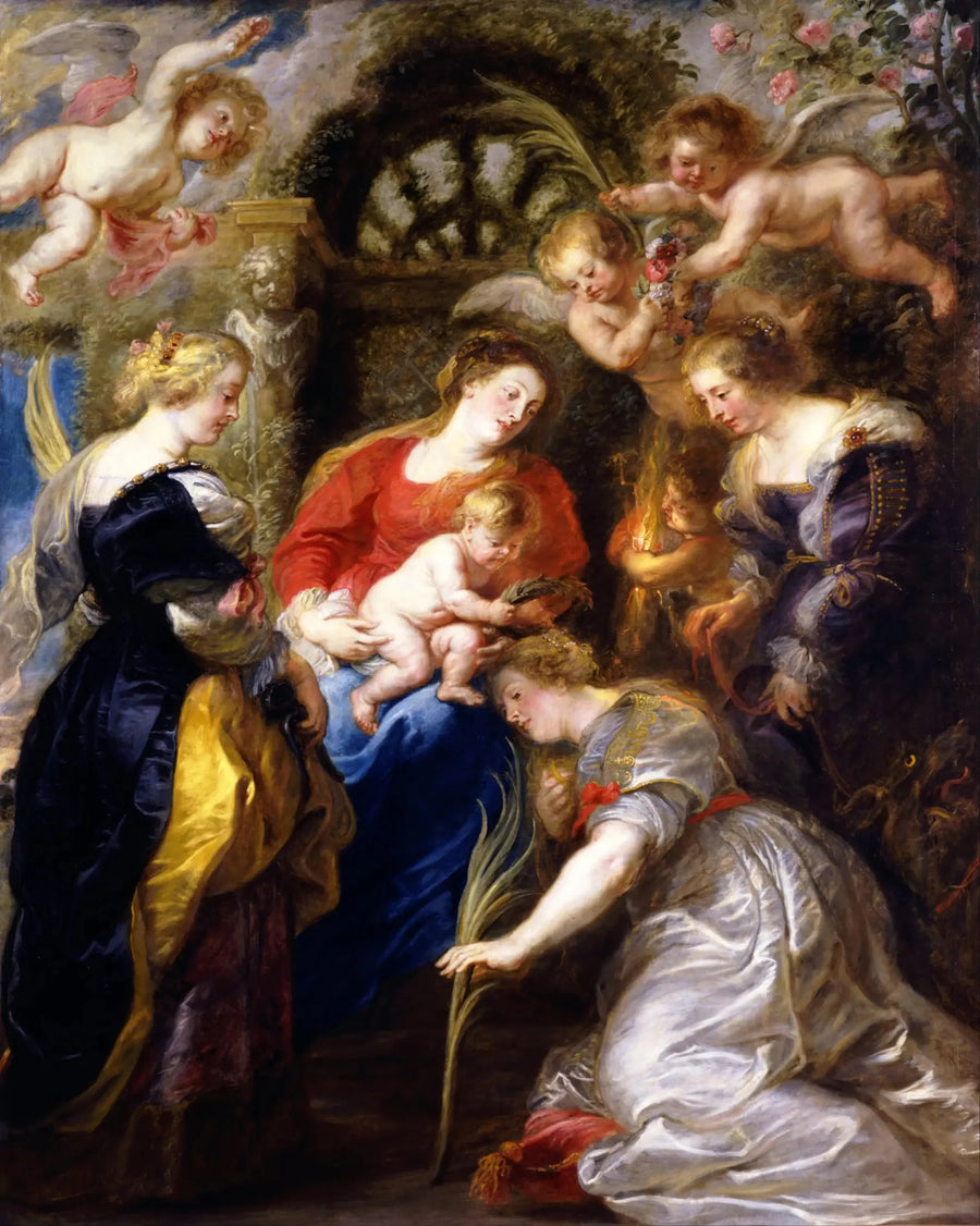Koronacja Świętej Katarzyny - Peter Paul Rubens