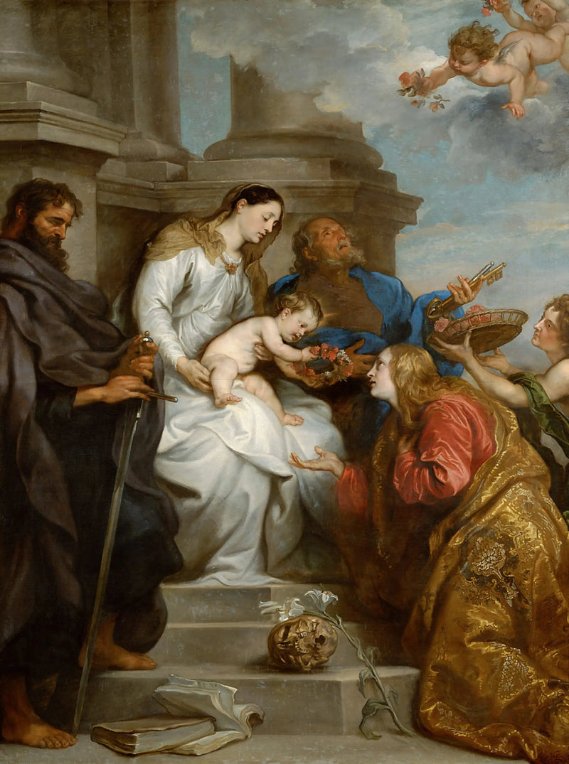 Koronacja świętej Rosalii - Antoine van Dyck