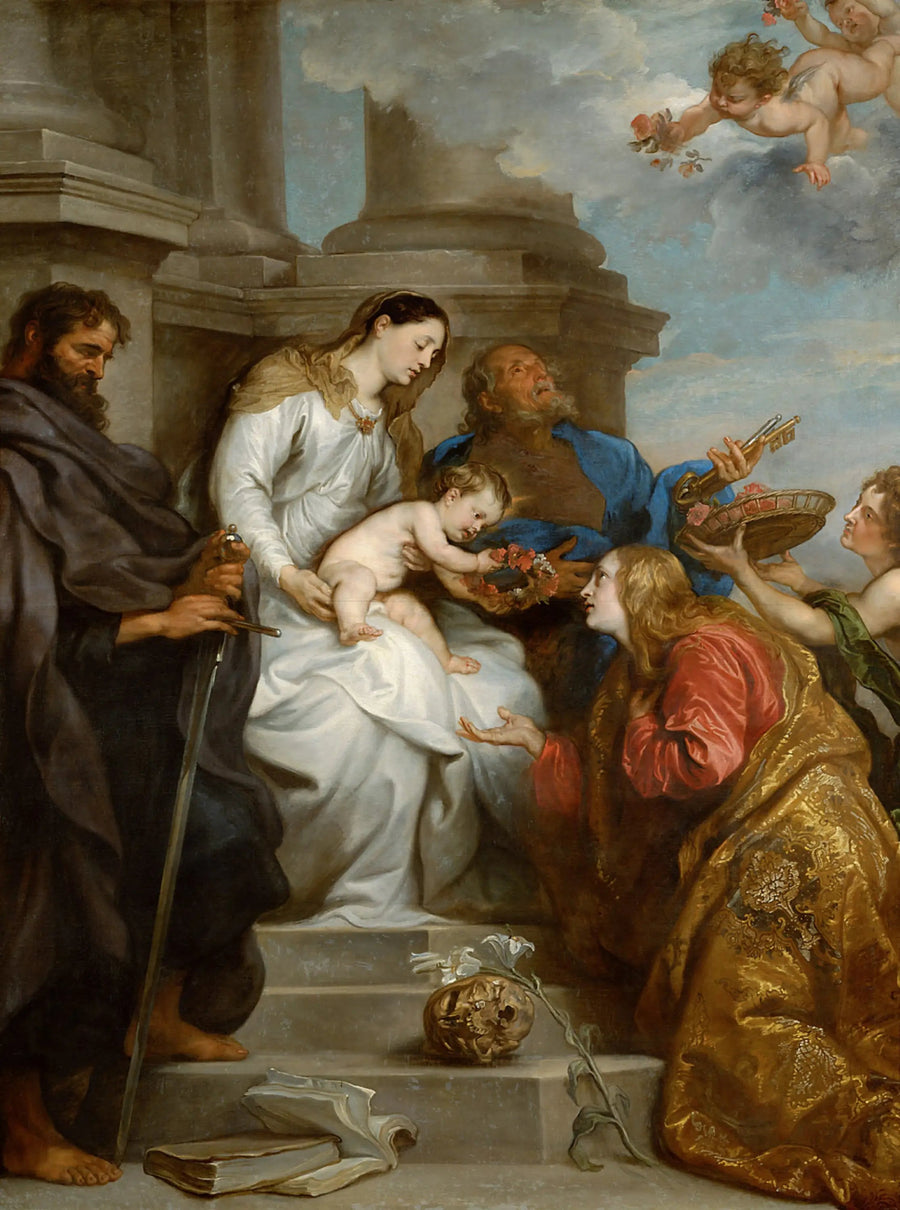 Koronacja świętej Rosalii - Antoine van Dyck