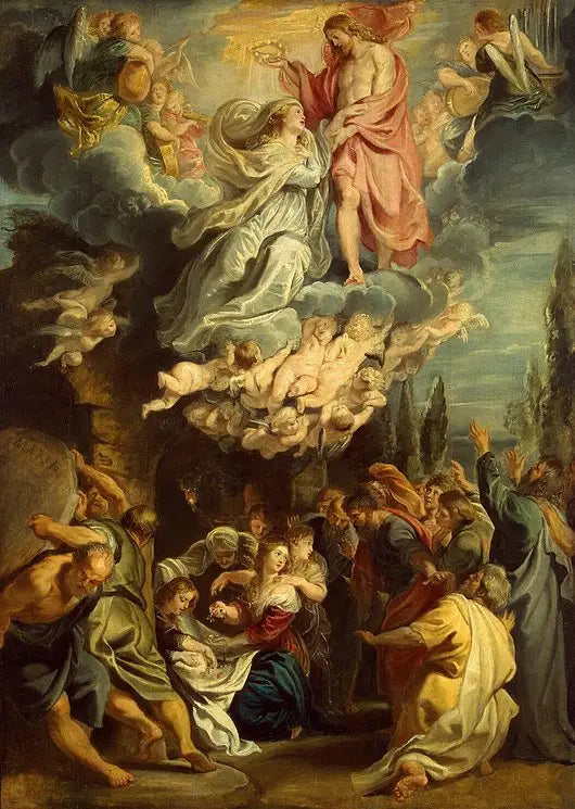 Koronacja i Wniebowzięcie Najświętszej Maryi Panny - Peter Paul Rubens