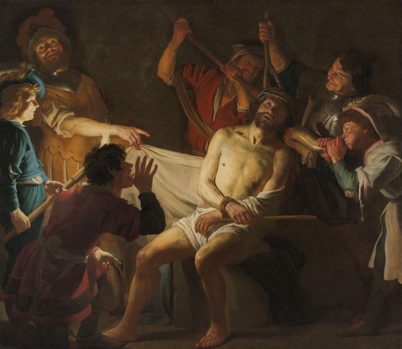 Le couronnement de Jésus avec des épines - Gerrit van Honthorst