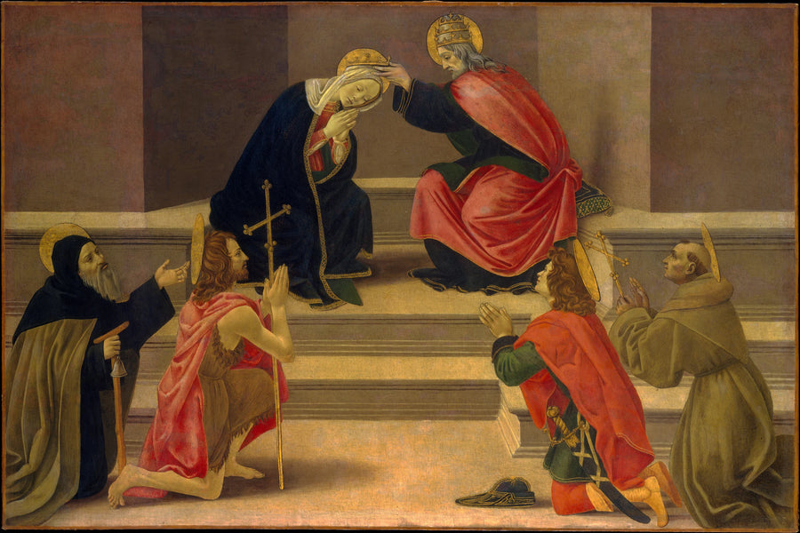 Le Couronnement de la Vierge - Botticelli