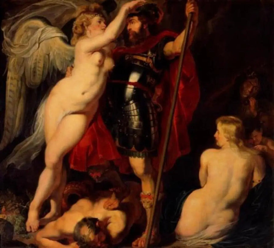 Koronowanie bohatera - Peter Paul Rubens