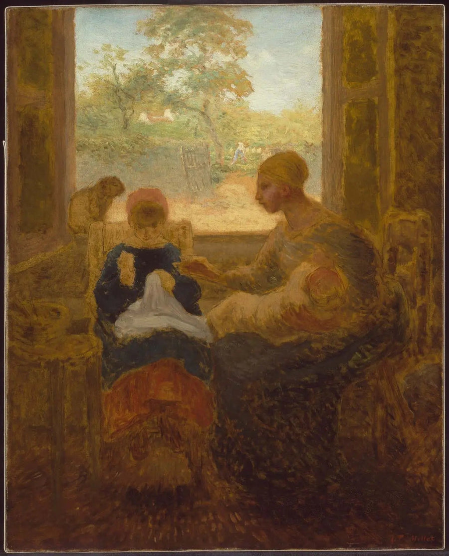 Kurs szycia - Jean-François Millet