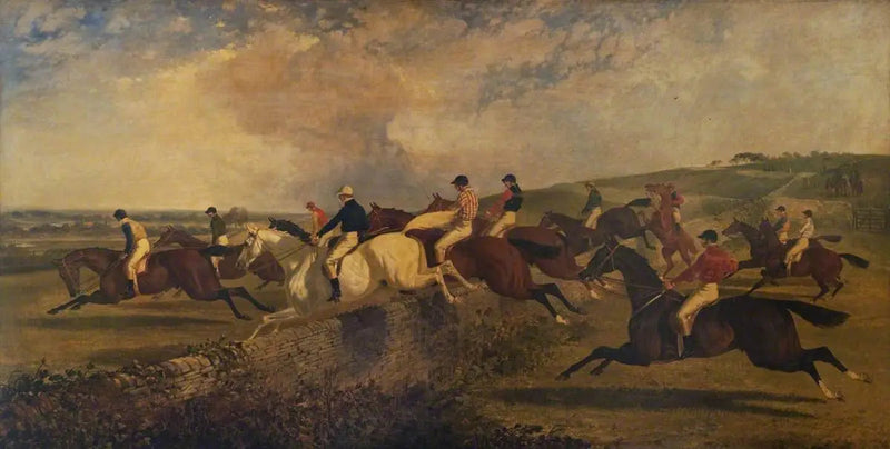 Bieg przez przeszkody w Punchestown - John Frederick Herring, Sr.