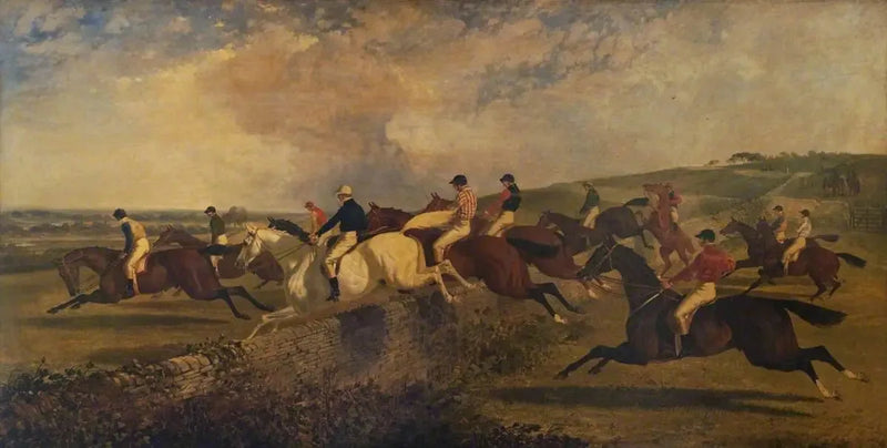 Bieg przez przeszkody w Punchestown - John Frederick Herring, Sr.