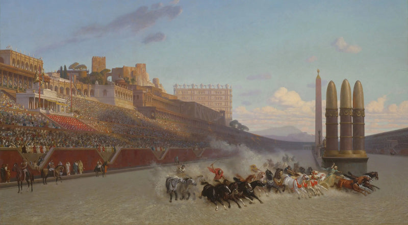 Wyścig rydwanów - Jean-Léon Gérôme