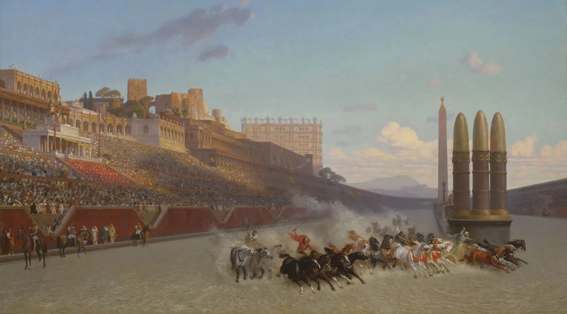 Wyścig rydwanów - Jean-Léon Gérôme