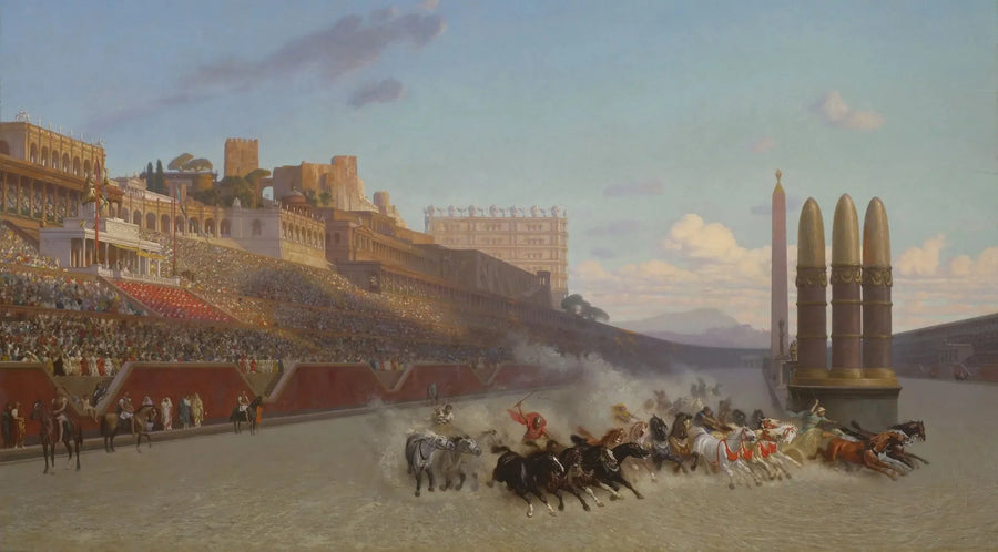 Wyścig rydwanów - Jean-Léon Gérôme