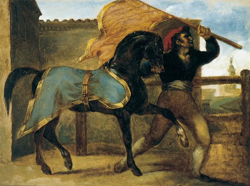 Wyścig koni - Théodore Géricault