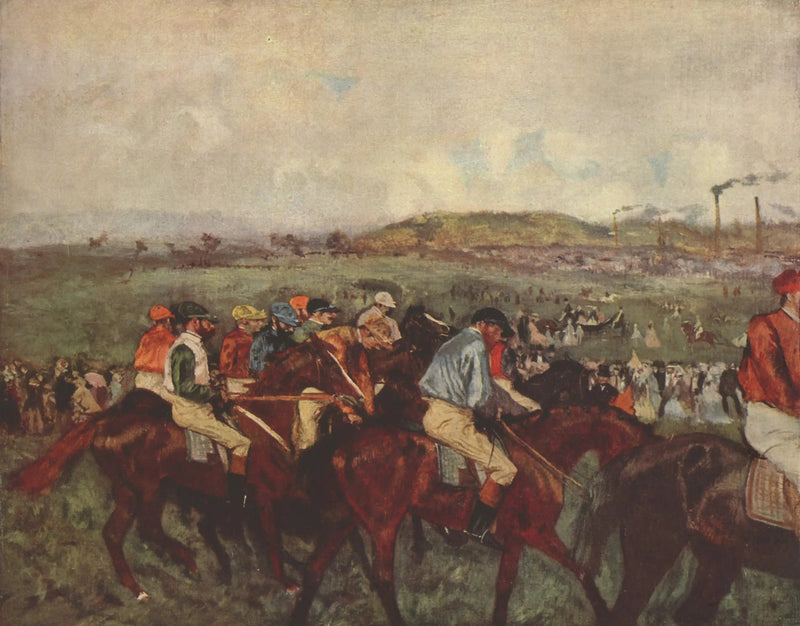 Wyścig panów. Przed startem - Edgar Degas