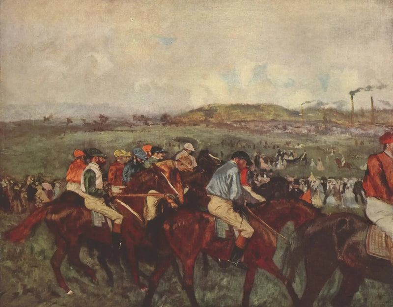Wyścig panów. Przed startem - Edgar Degas