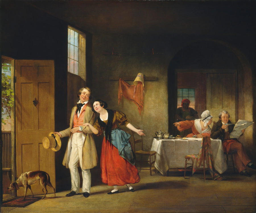 Le cousin timide - Francis William Edmonds