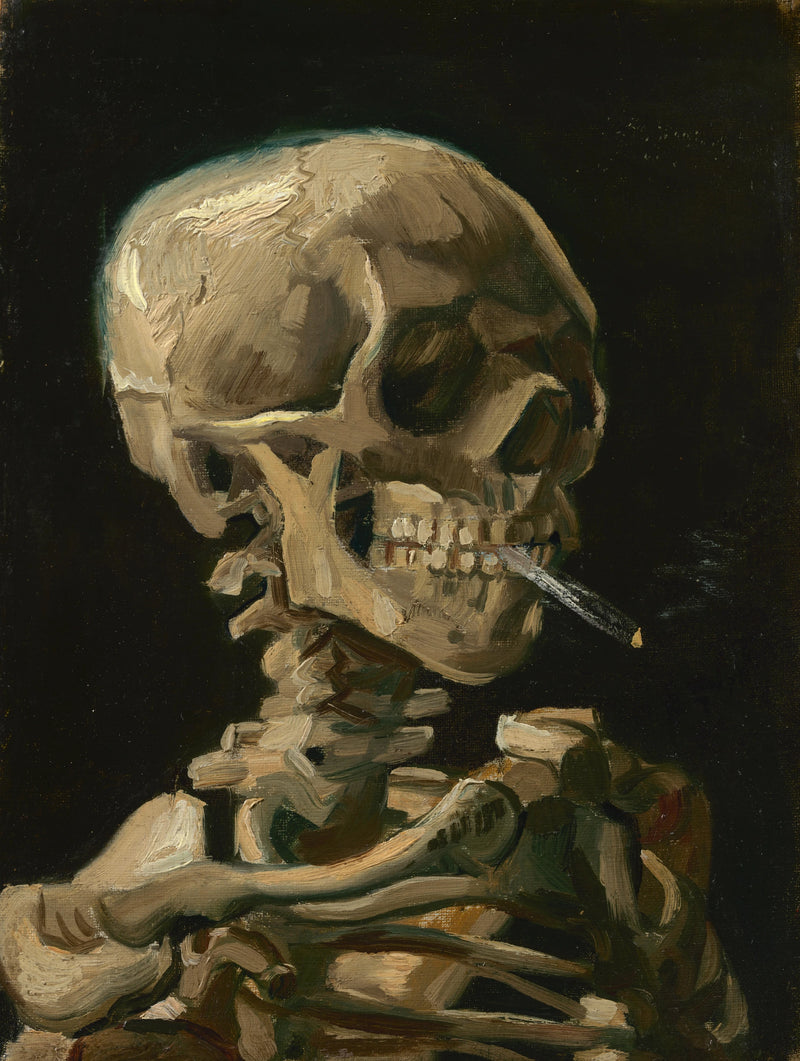 Żuraw z zapalonym papierosem - Vincent van Gogh