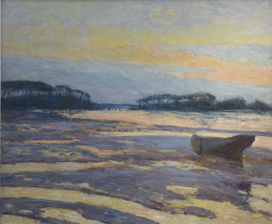 Żółty zmierzch nad estuariami, Loctudy - Maxime Maufra