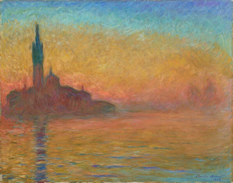 Zmierzch w Wenecji W1769 - Claude Monet
