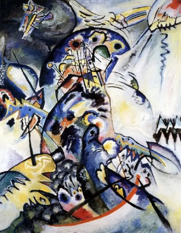 Niebieski szczyt - Wasilij Kandinsky
