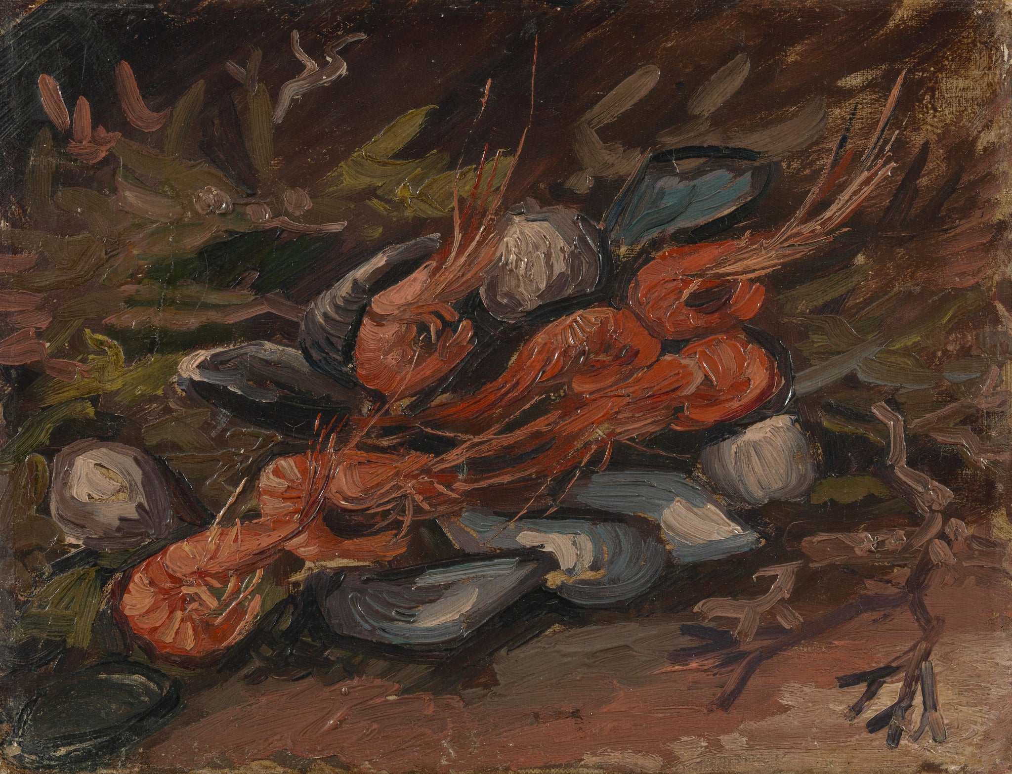 Crevettes et moules F256 — Vincent van Gogh