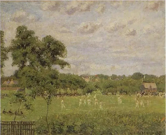 Krykiet w Bedford Park, Londyn - Camille Pissarro