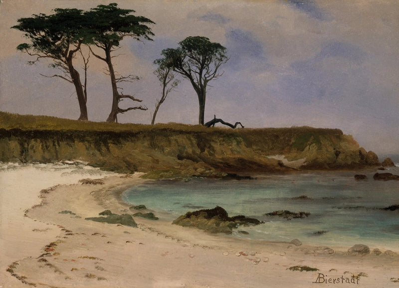 Zatoka morska - Albert Bierstadt