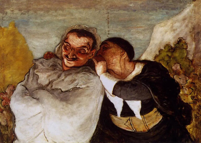 Crispin i Scapin - Honoré Daumier