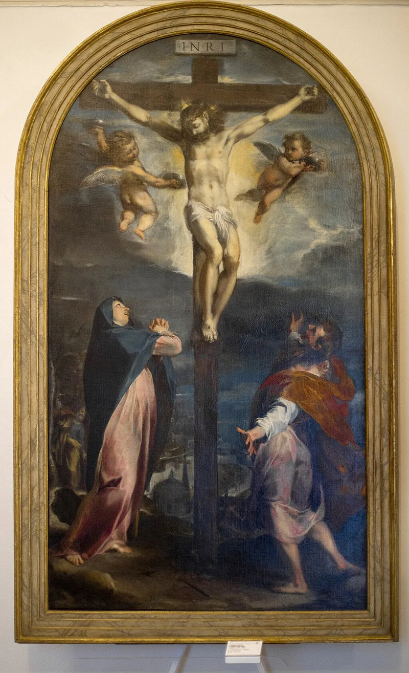 Krucyfiks z lamentującymi - Federico Barroci