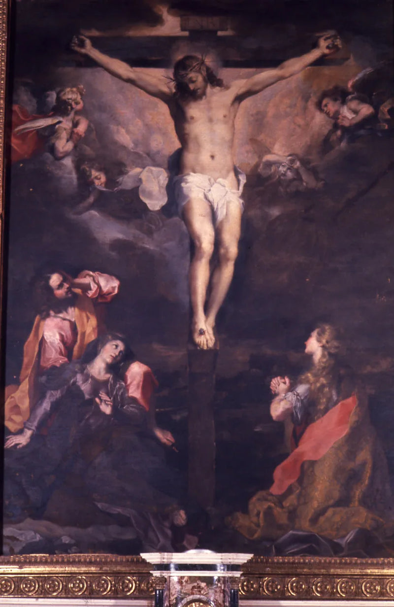 Krucyfiks z Madonną, San Giovanni i Maddalena - Federico Barroci