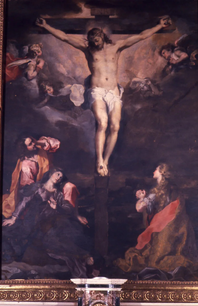 Krucyfiks z Madonną, San Giovanni i Maddalena - Federico Barroci
