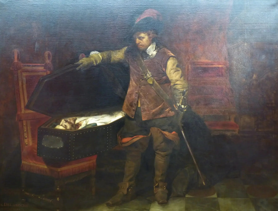 Cromwell i Karol I - Paul Delaroche
