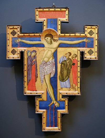 Crucifix du Maestro de San Francesco Louvre - Master of Saint Francis - Alpha Reproduction