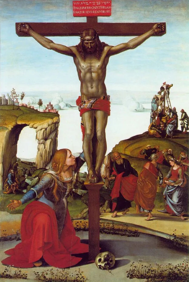 Ukrzyżowanie z Marią Magdaleną - Luca Signorelli