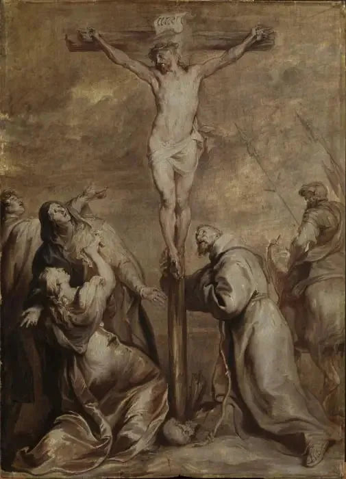 Uk rzyżowania ze świętym Franciszkiem - Antoine van Dyck