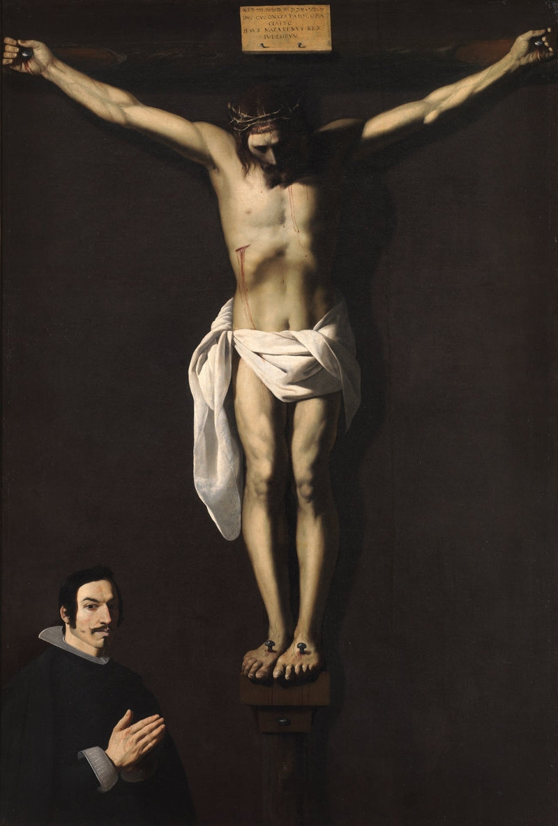 Ukrzyżowanie z fundatorem - Francisco de Zurbarán