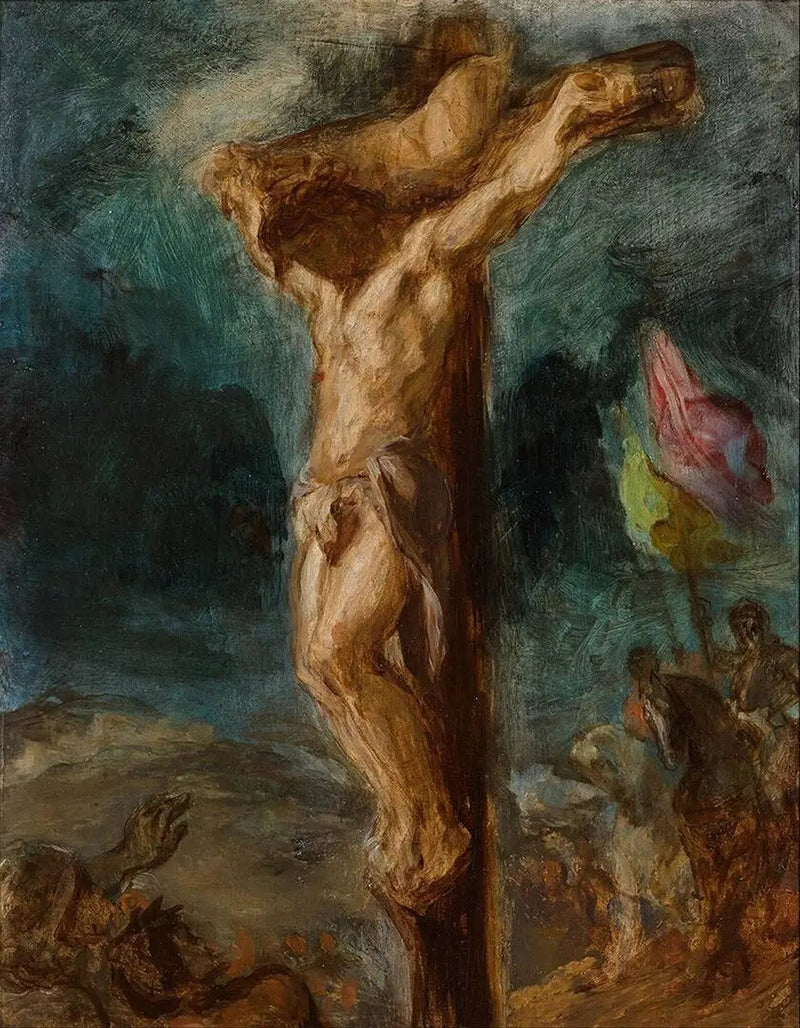 Ukrzyżowanie - Eugène Delacroix